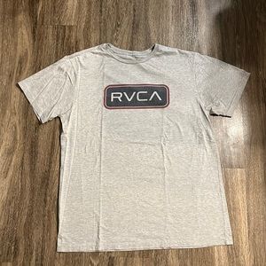 Grey RVCA short sleeve t shirt